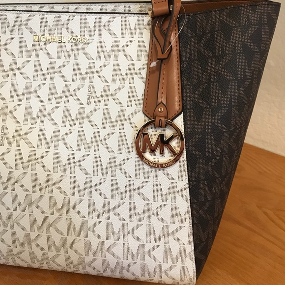 Michael Kors Kimberly Large bonded tote vanilla - Picture 3 of 8